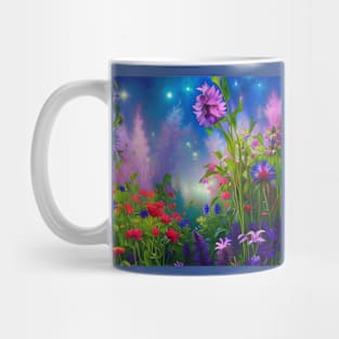 Beautiful Flowers On A Magical Night Mug